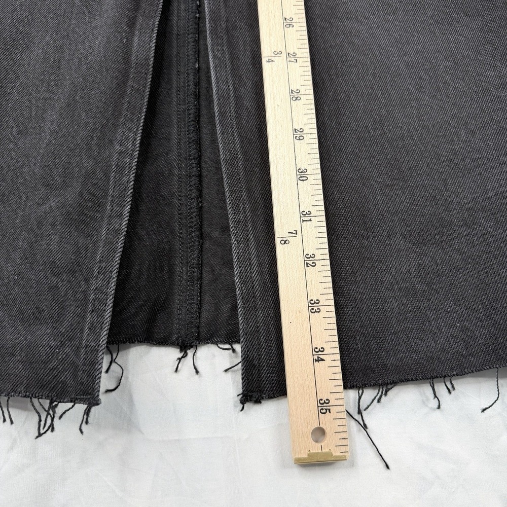 Pistola ALICE Los Angeles Black Denim Midi Skirt HIGH RISE SZ-26-NWT Cotton - Picture 12 of 16